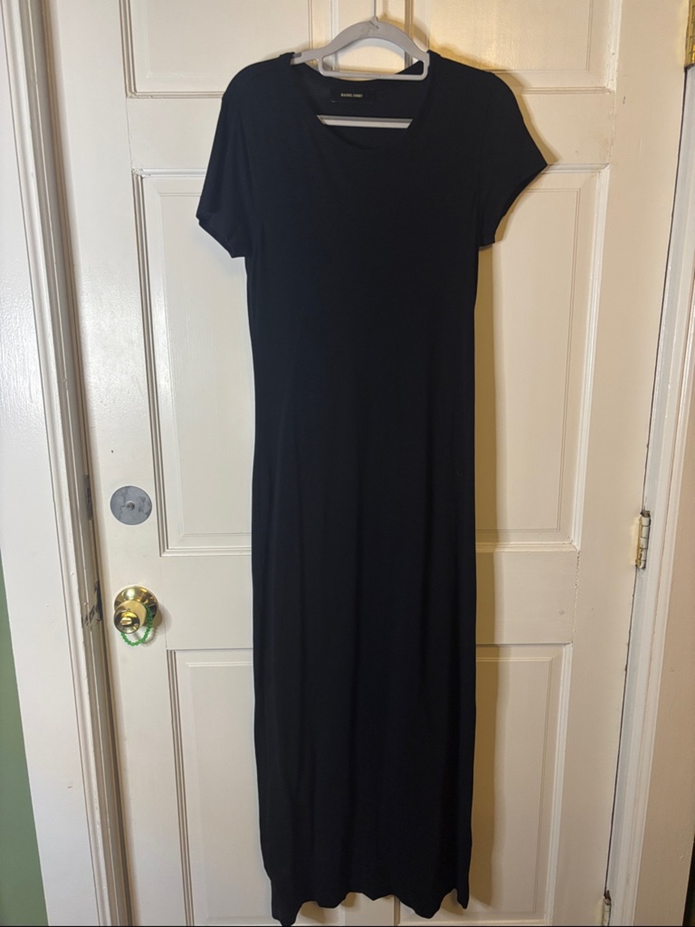 Rachel Comey Black Short-Sleeve Maxi Dress
